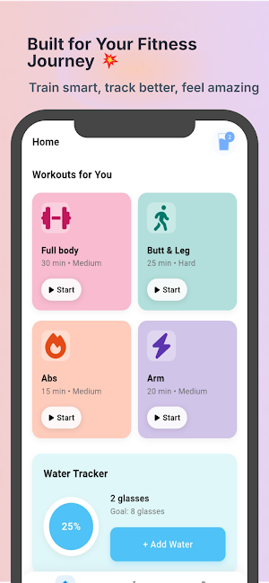 BlackPeak Women's Fitness Screenshot 1