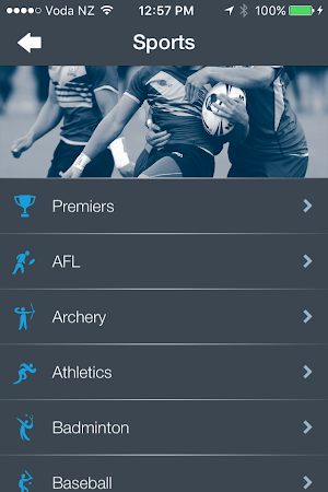 College Sport Screenshot 1