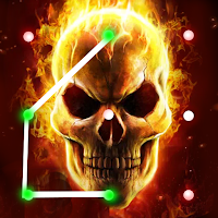 Skull Pattern Lock Screen