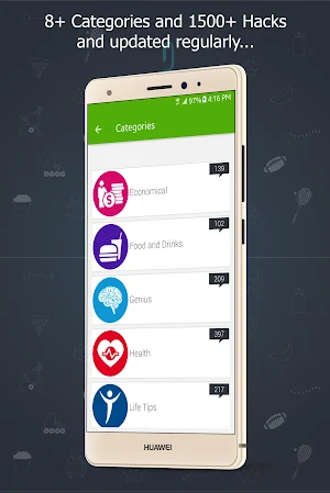 Life Hacks - Offline Screenshot 1