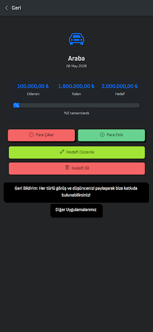 Birikim Hedef Takipçisi Screenshot 3