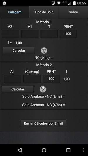 Calagem do Solo Screenshot 0