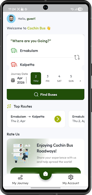 Cochin Bus Screenshot 1