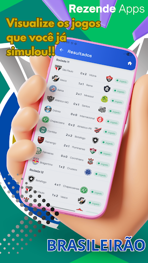 Brasileirão 2026 - Simulador Screenshot 3