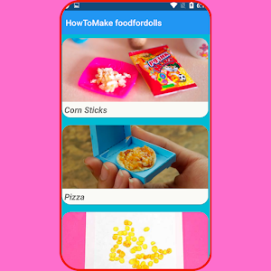 How To Make Diy food for dolls Screenshot 0