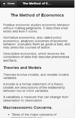 Applied Economics Screenshot 1