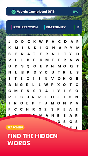 Bible Word Search Puzzle Games Screenshot 2