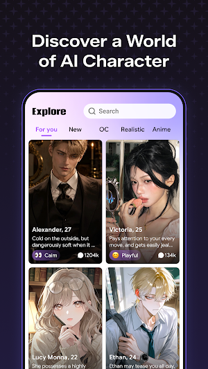 Swiity: AI Character Chat Screenshot 2