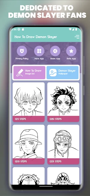 How To Draw Demon Slayer Screenshot 2