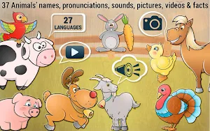 Toddler Kids puzzle - Animals Screenshot 0