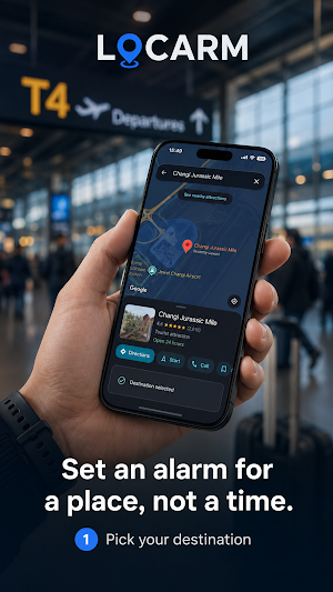 LOCARM: Location and GPS Alarm Screenshot 0