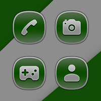 Shadow Frost Green Icons