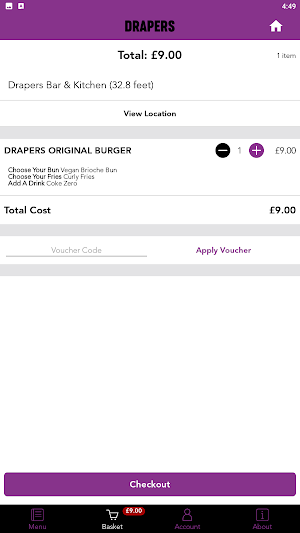 Drapers Bar And Kitchen Screenshot 3