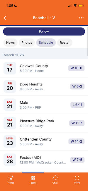Marshall County Athletics Screenshot 3