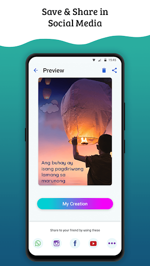 Write Filipino Text on photo Screenshot 3