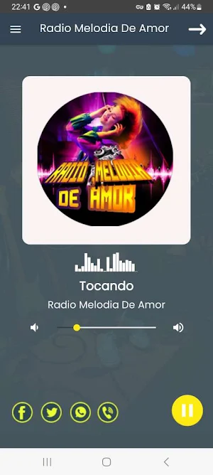 Radio Melodia De Amor Screenshot 1
