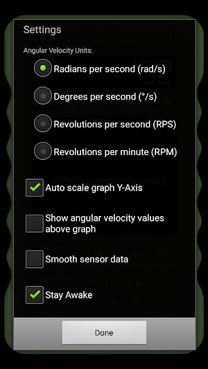 Gyroscope Counter Screenshot 2