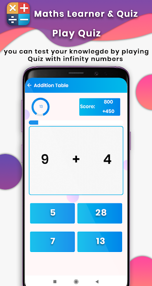 Learning Math :Add , Subtract , Multiply & Divide Screenshot 1