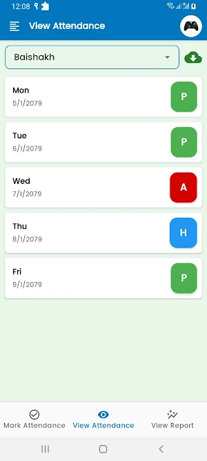 My Attendance - Management App Screenshot 2