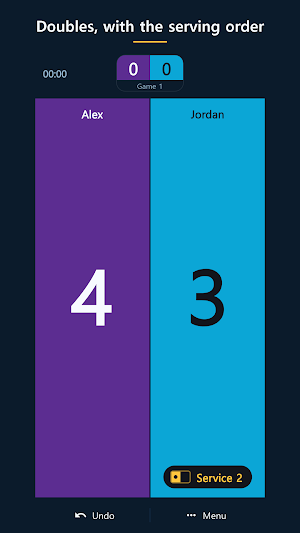 Birdieboard: Badminton Score Screenshot 3