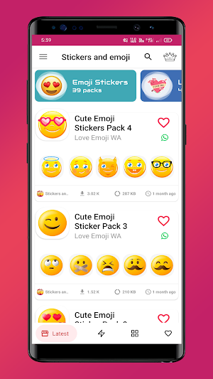 WASticker - Stickers and emoji Screenshot 0