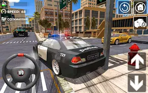 Police Car Stunt Simulation 3D Screenshot 0