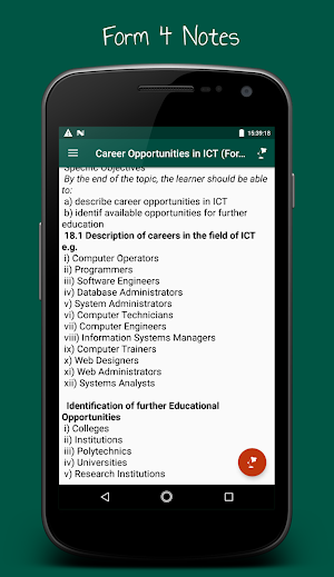 Computer Studies Form 1-4 (Notes + Papers) Screenshot 2