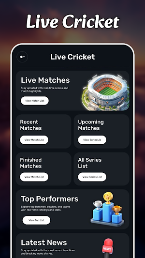 Cricket Update - Live Cricket Screenshot 2