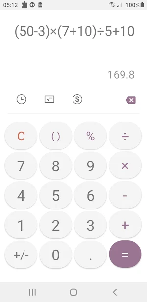 Calculator Screenshot 0