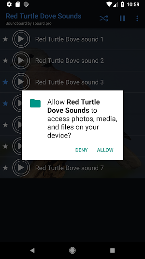 Red Turtle Dove Sounds ~ Sboar Screenshot 1