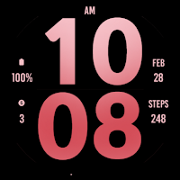 Big Sweet Pink Watch Face