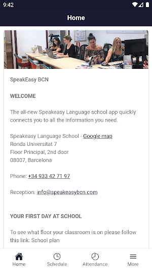 Speakeasy Spanish School Screenshot 0