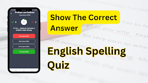 English Spelling Quiz Screenshot 3