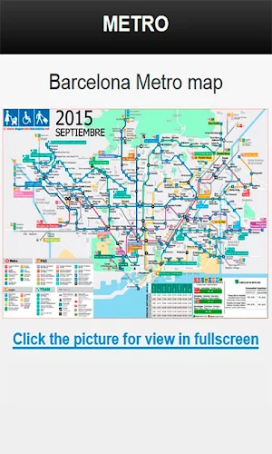 Barcelona Map Metro Bus Screenshot 1