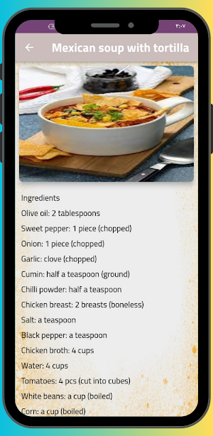 Famous Mexican recipes Screenshot 2