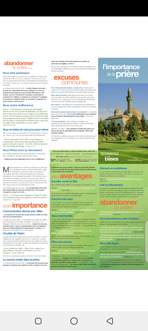 Brochure: la prière en islam Screenshot 0