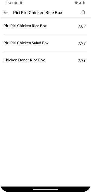 PAPA CHINOS PIRI PIRI Screenshot 2