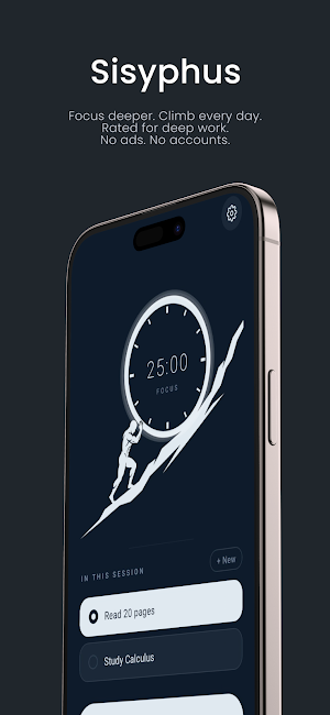 Sisyphus: Focus Timer Screenshot 0