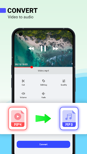 Video To Audio: Ringtone Maker Screenshot 1