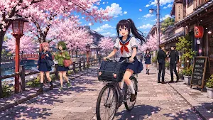 High School Game 3D Anime Girl Screenshot 0