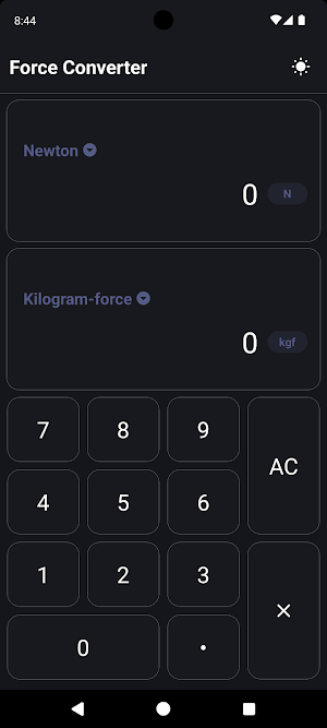 Force Converter Screenshot 2
