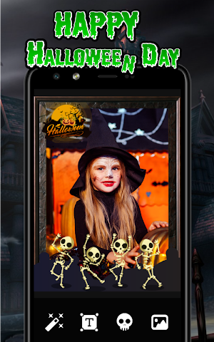 Halloween photo editor Screenshot 0