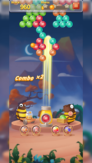 Bee Bubble Shooter Screenshot 3