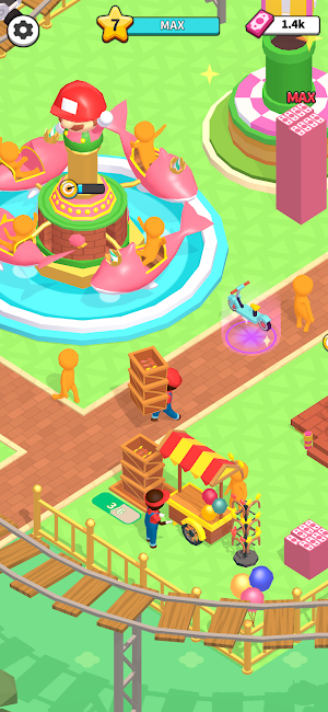 Awesome Park : Idle Game Screenshot 2