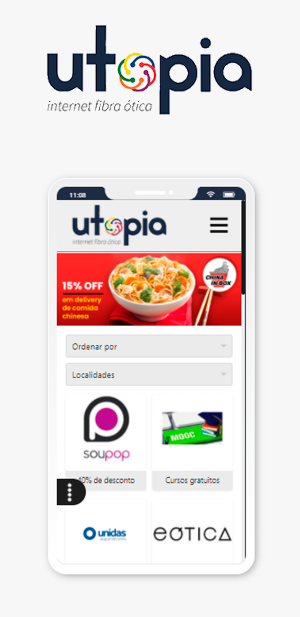 Clube de Vantagens Utopianet Screenshot 0