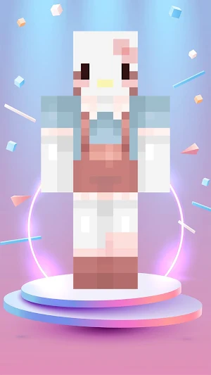 Hello Kitty Skin for Minecraft Screenshot 1