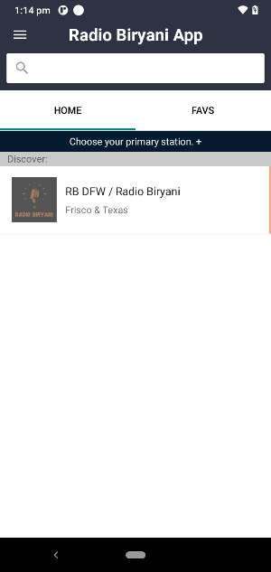 Radio Biryani App Screenshot 0