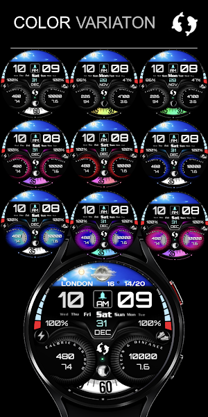Inform Digital Watch face IN24 Screenshot 2