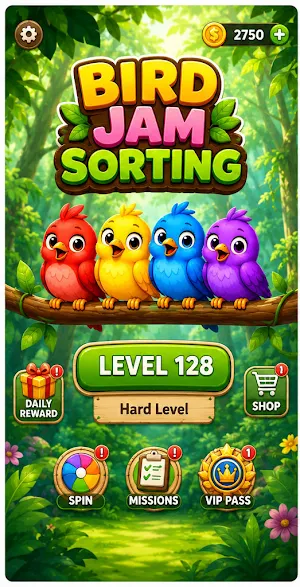 Bird Jam Sorting Screenshot 2