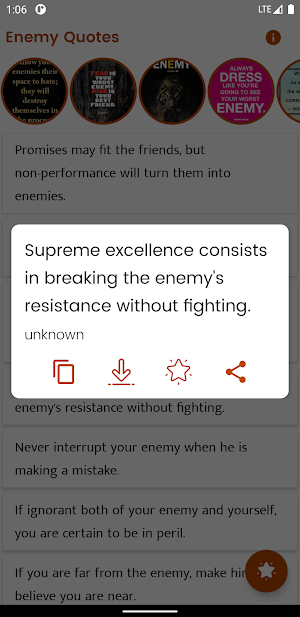 Enemy Quotes and Sayings Screenshot 3